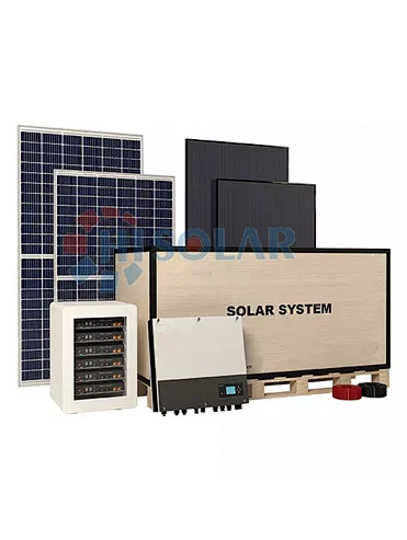 Complete Solar System 3000w 4000w 5000w On Grid Solar Panel Kit
