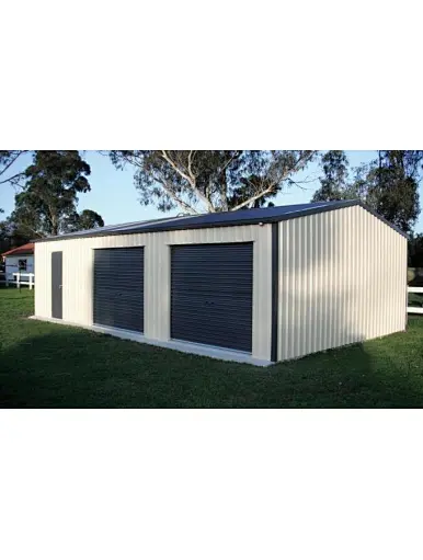 Prefab steel frame garage is designed according to customer requirements