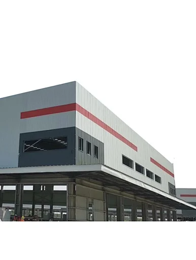 Prefab steel framing building with supermarket space
