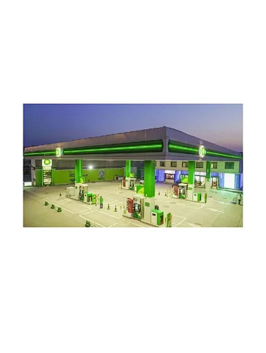 Petrol station construction design