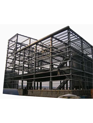 prefabricated metal construction high rise steel frame buildings for hall , school , supermarket