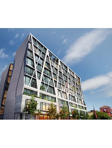 glass wall office steel structure building