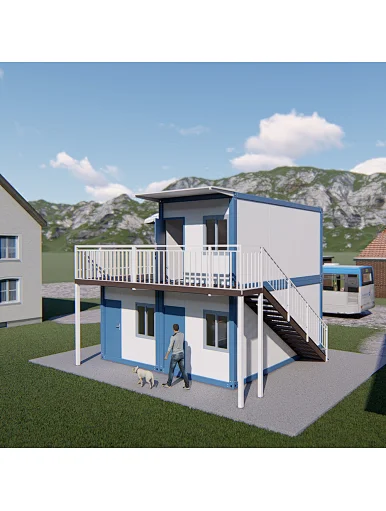 prefabricated modular container building