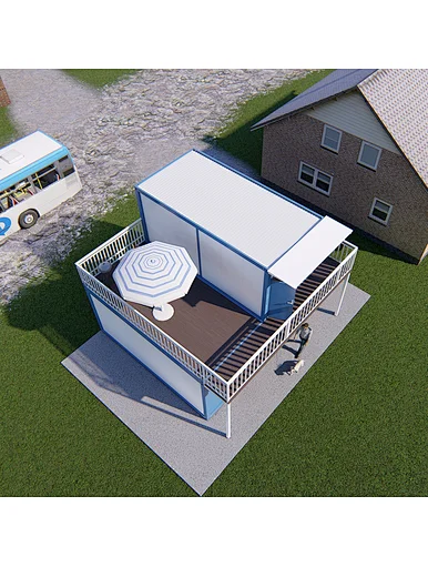 prefabricated modular container building