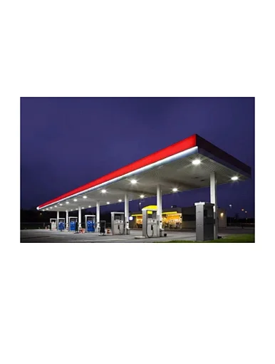 Petrol station construction design