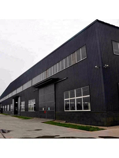 Light steel structure prefab industrial building warehouse