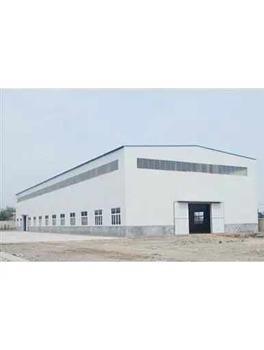 50 years durable low cost light steel frame insulated prefab warehouse