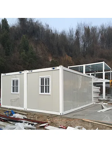 Quick assembly of prefabricated steel container houses