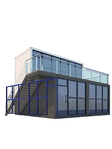 Double storey prefab house