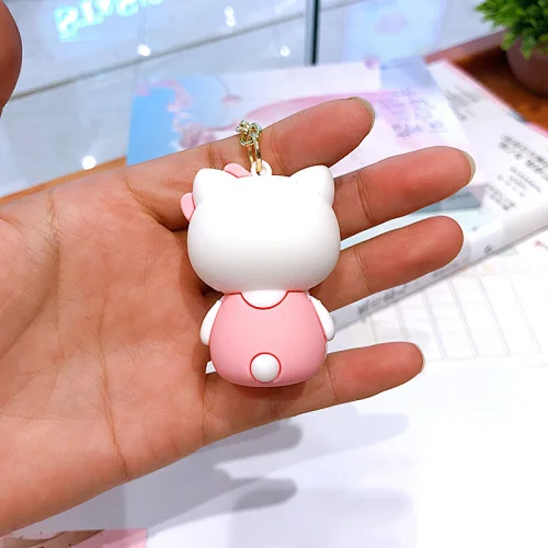 Cut keychain backside