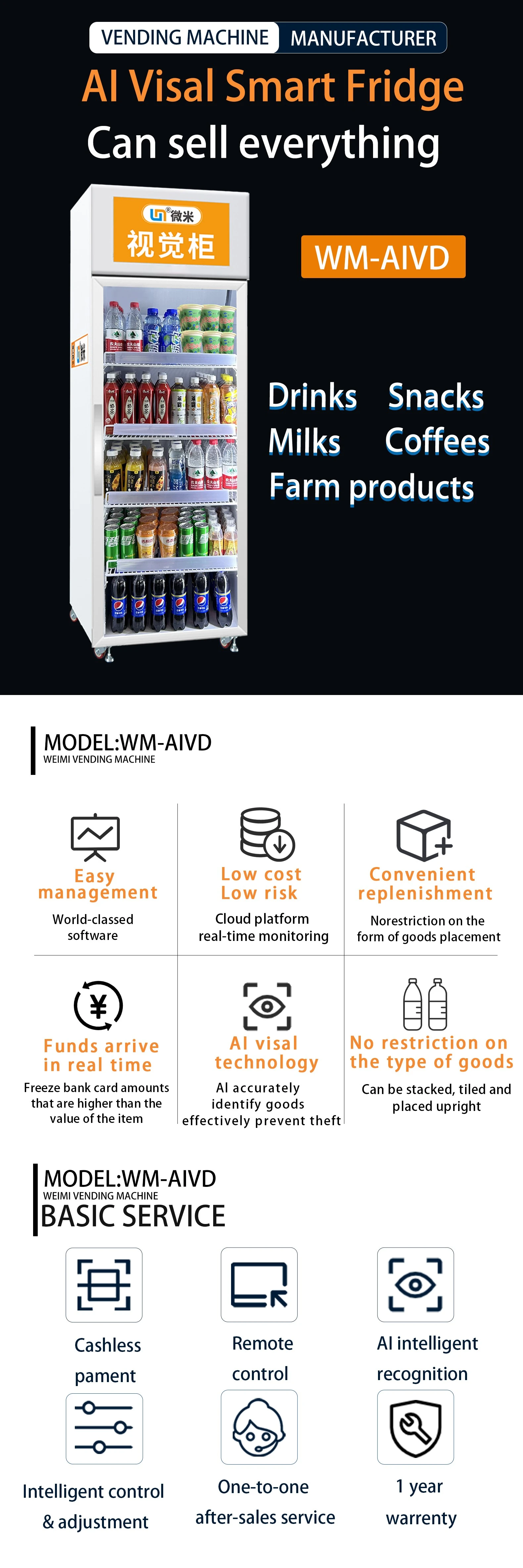 Micron office AI visual vending machine sell anything