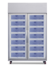 Micron refrigerated locker vending machine customized 14 lockers