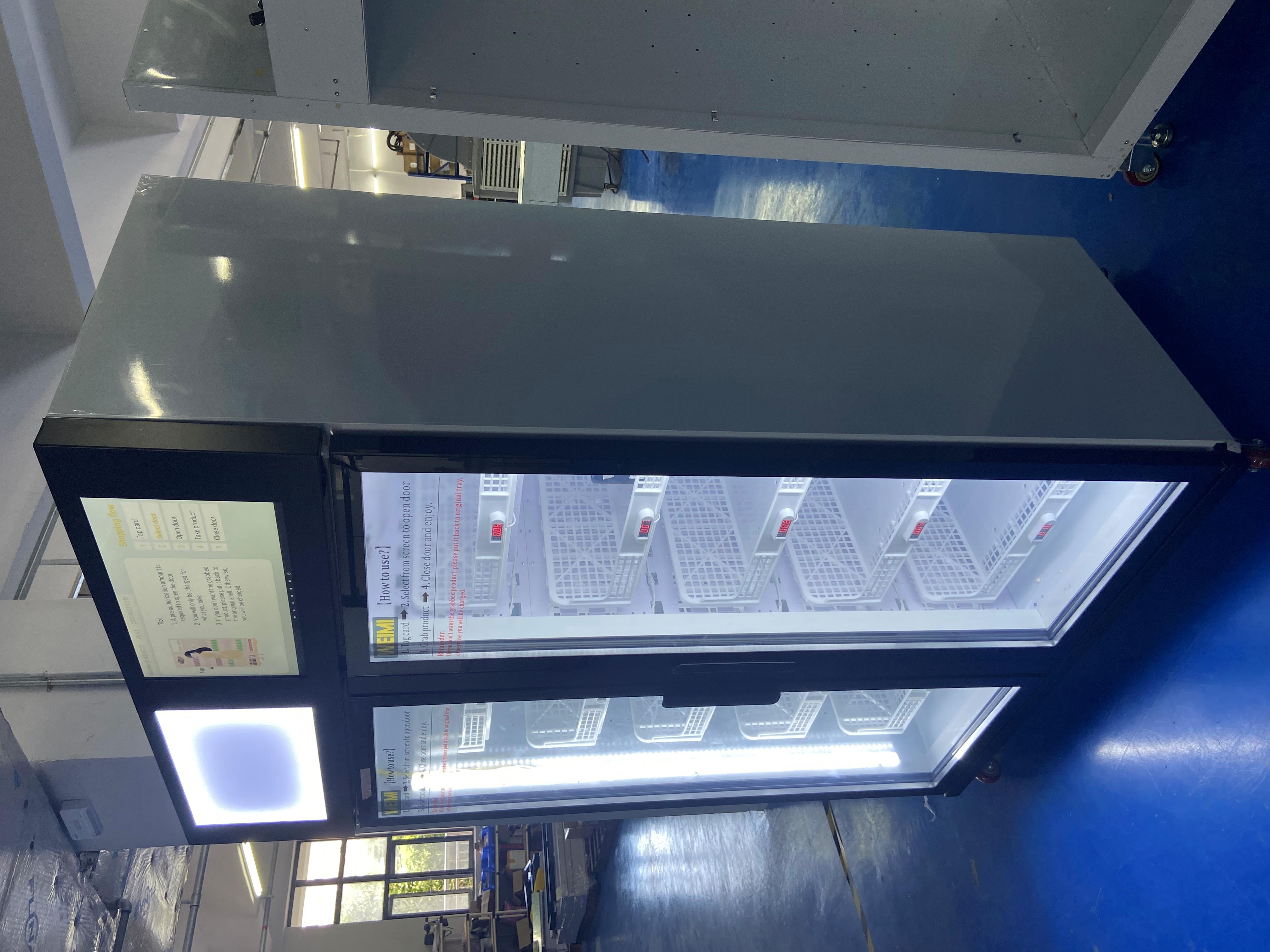 Micron Double Door Smart Fridge Vending Machine to the USA