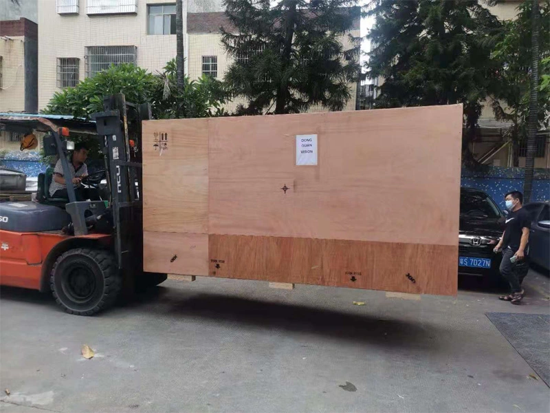 Exported label slitting inspection machine to UAE