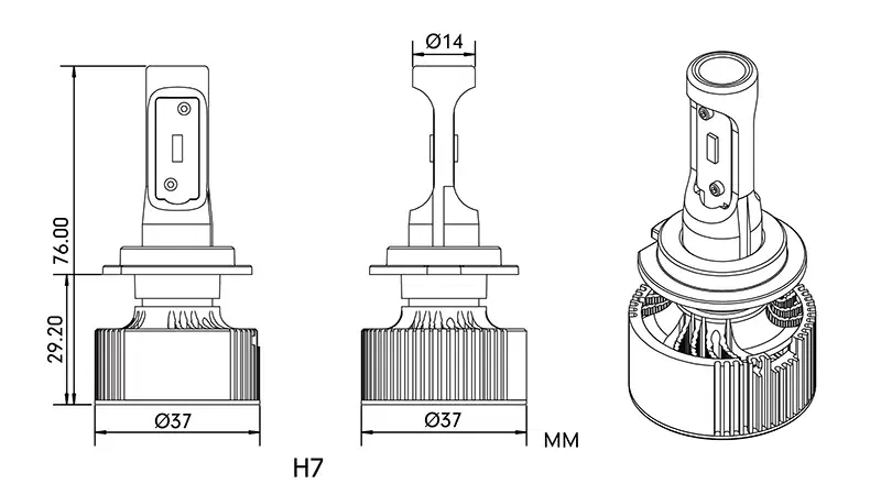 car led headlight bulb
