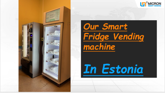 Smart frdge vending machine in Estonia