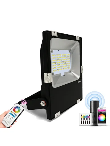 smart outdoor rgb led floodlight