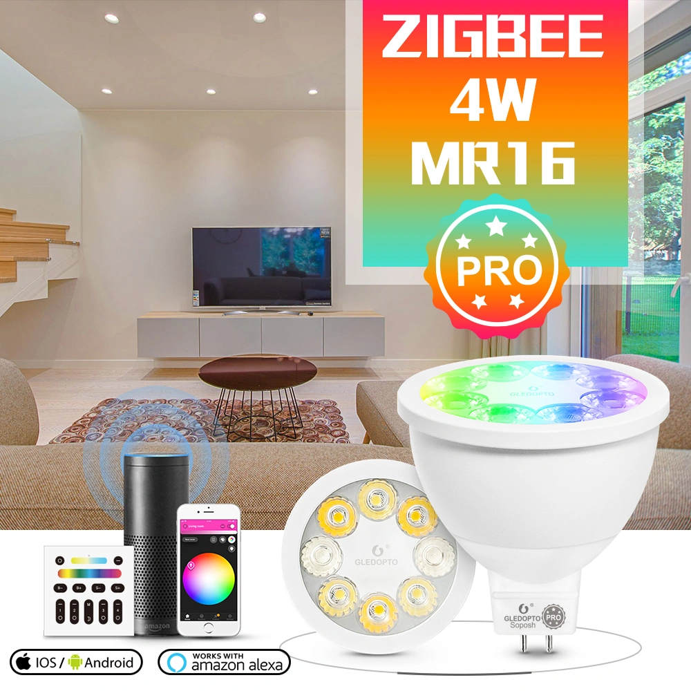 smart 12V rgb led spot lamp