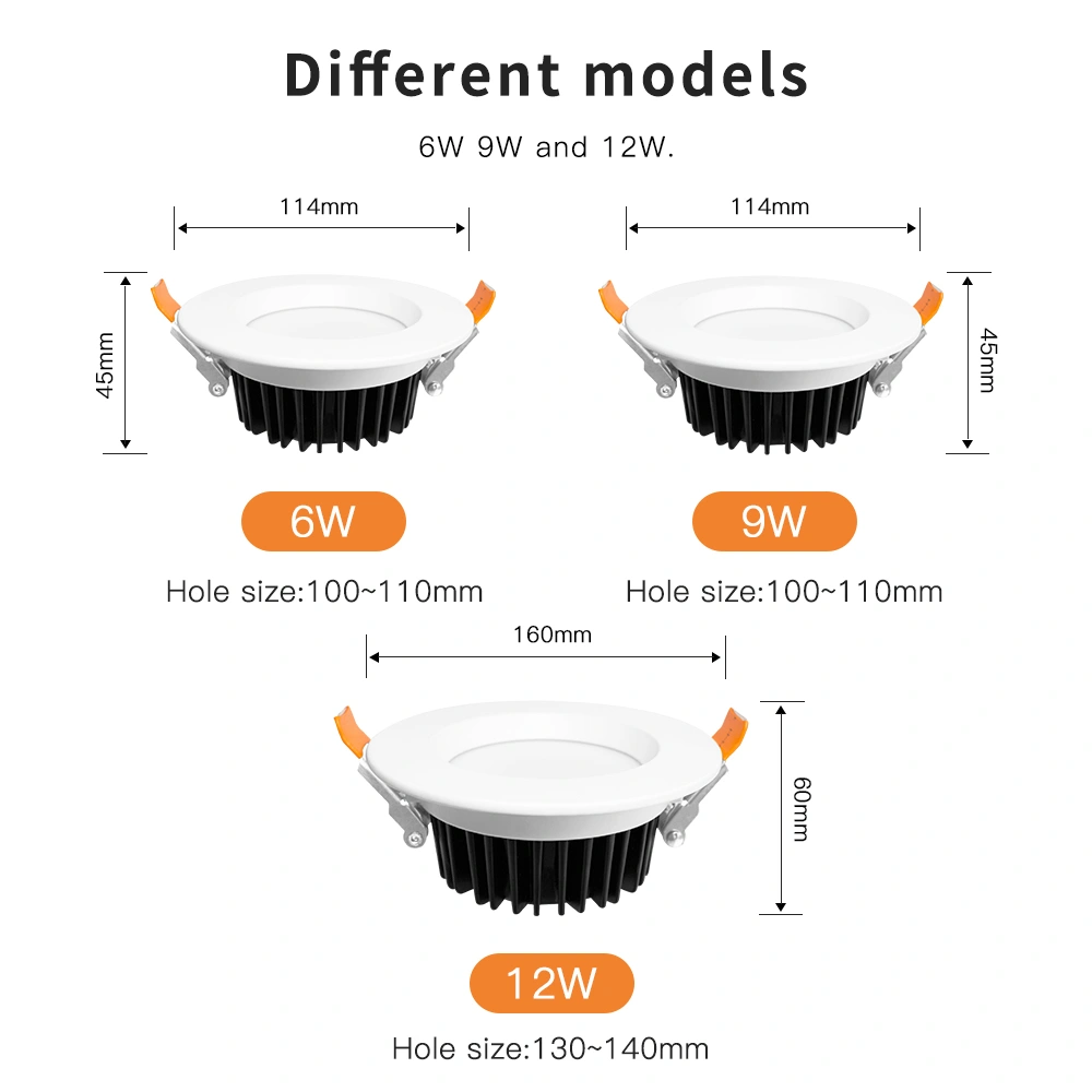 smart rgb down light 9W