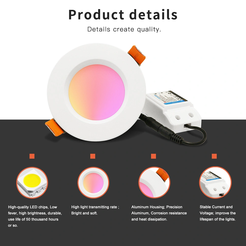 smart rgb down light 9W