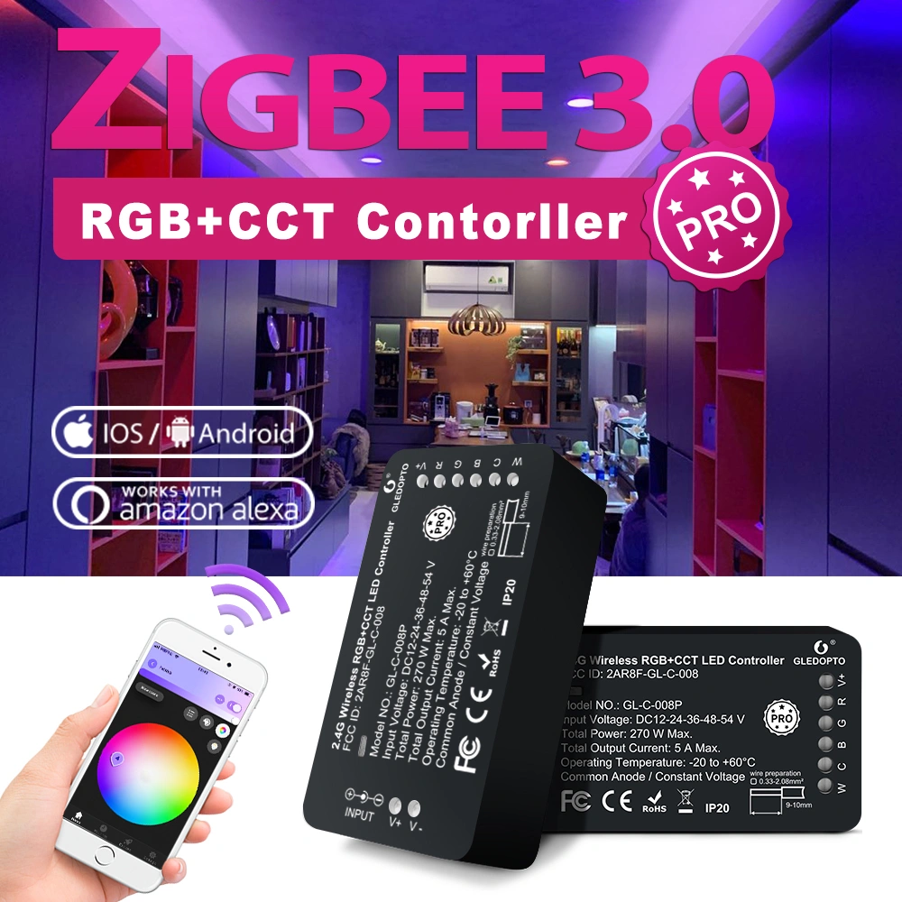 zigbee led controller rgbw