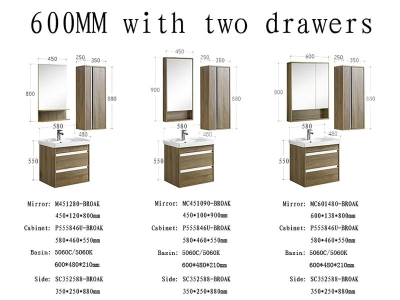 Cheap Price wood Floating bathroom cabinet Wall-hung-Cabinets