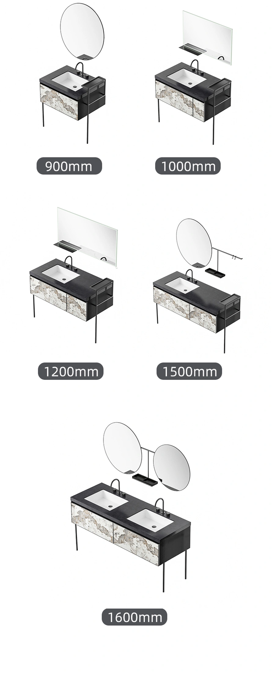 Sintered Stone Freestanding bath vanities bath vanity set