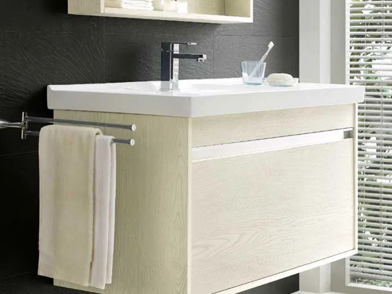 Cheap Price bathroom cabinet Traditional Bathroom Wall Mounted Floating Cabinet Stock ready bathroom vanities