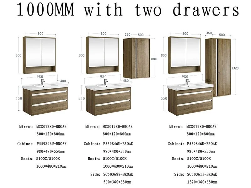 Cheap Price wood Floating bathroom cabinet Wall-hung-Cabinets