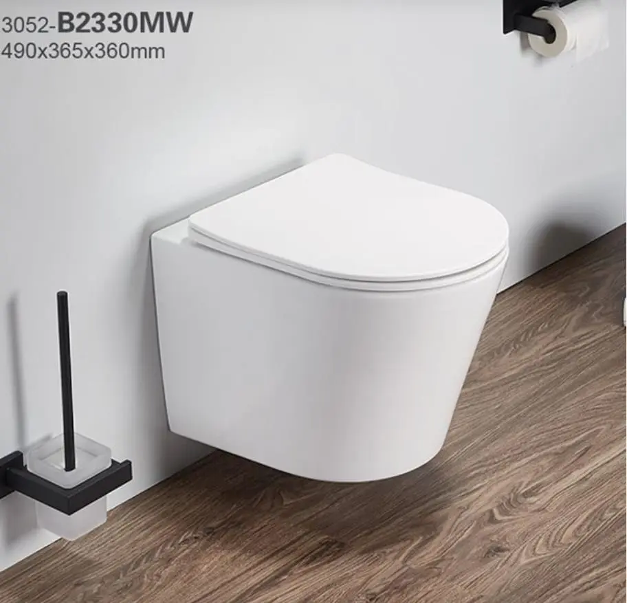 Bathroom wc wall mounted toilet rimless wall hanging toilet ceramic wall hung toilet