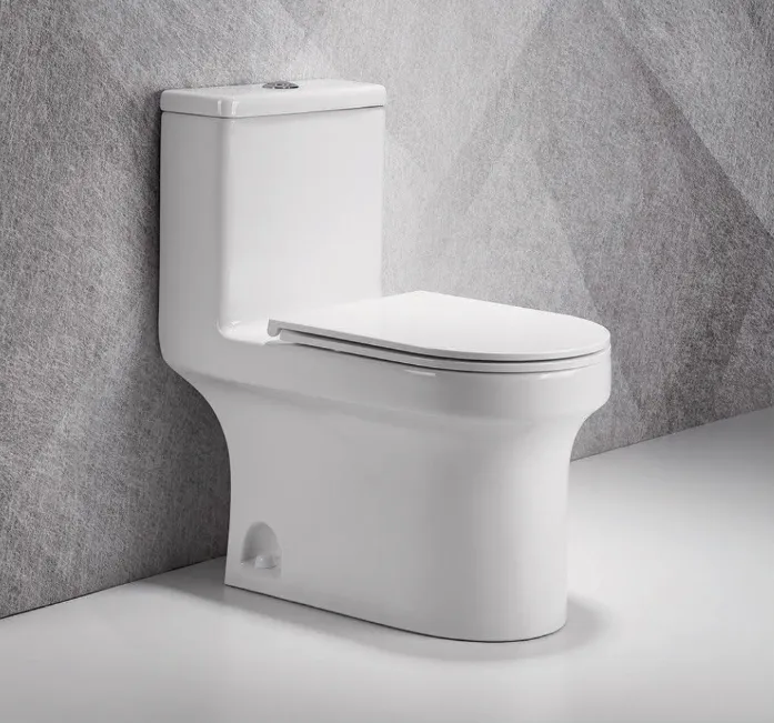High quality ceramic human toilet western style flushing two pieces