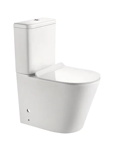High quality ceramic human toilet western style flushing two pieces
