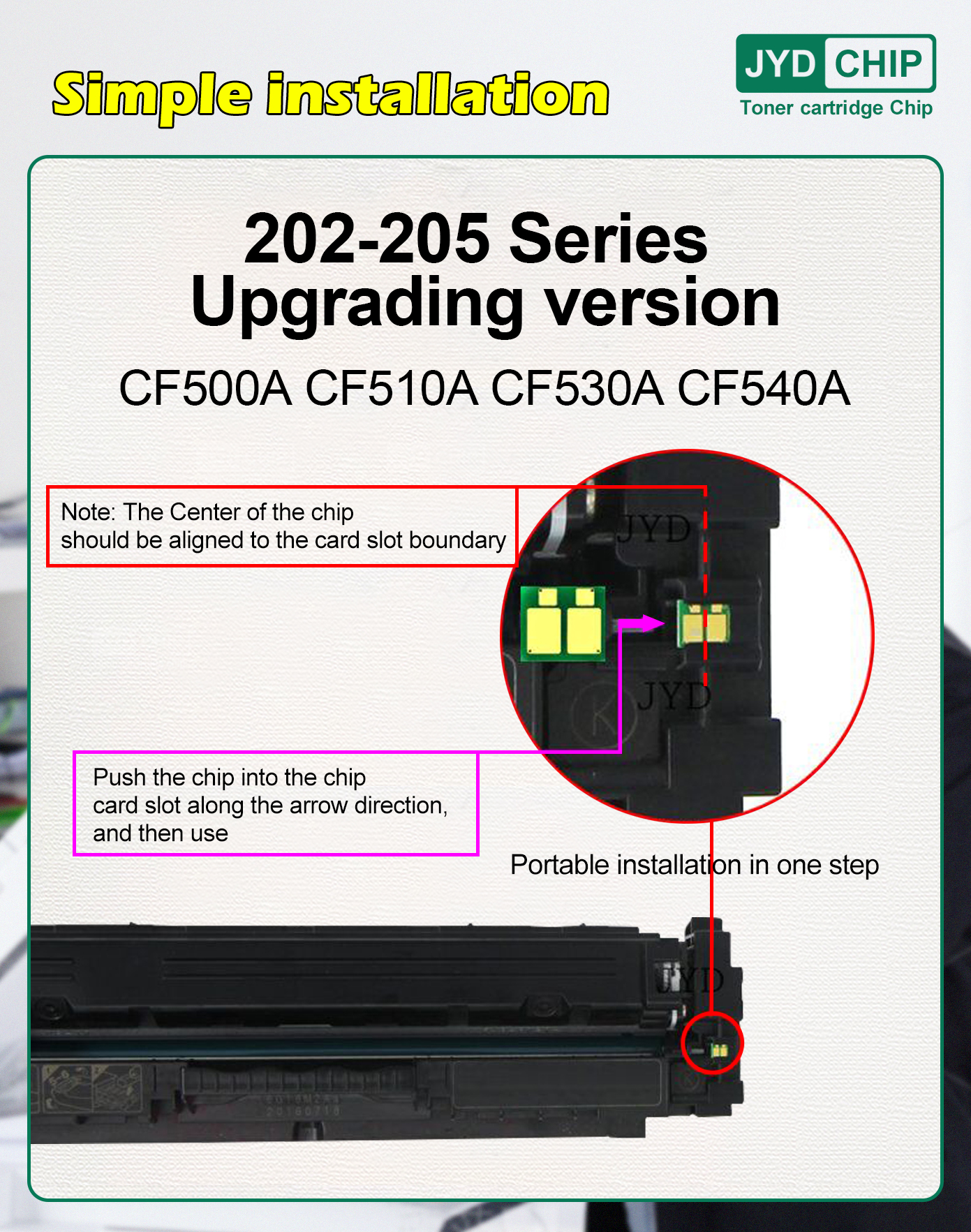 HP,M254 Serie printer,Consumables problem,CF500A