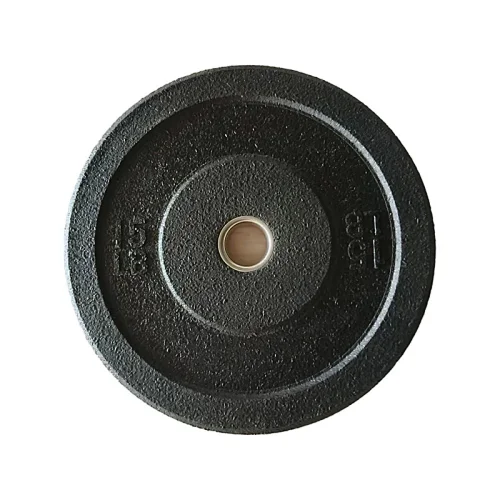Black Rubber Bumper Plates - Matte