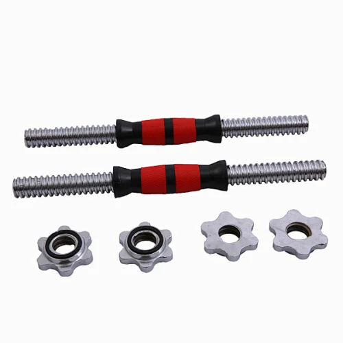 Dumbbell Bar with Color Rubber Handle