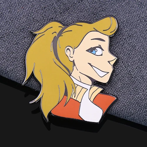 Girl Custom Hard Enamel Pin