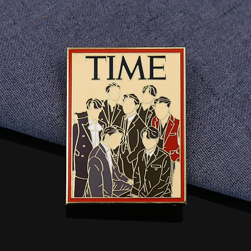 Kpop Bts TIME Enamel Pins
