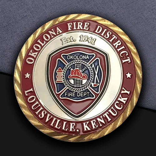 Okolona Fire District Custom Coins