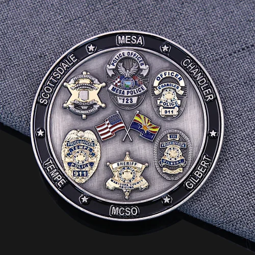 Police Officer Custom Challenge Coins