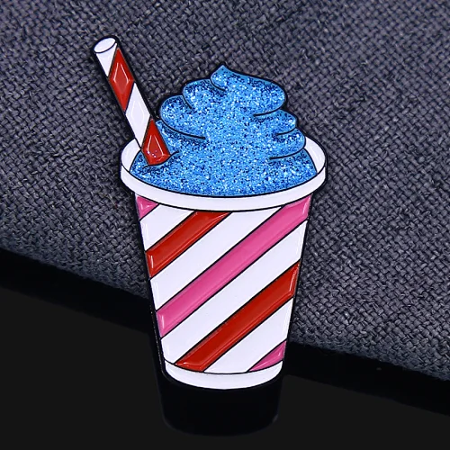 Cup Enamel Pins