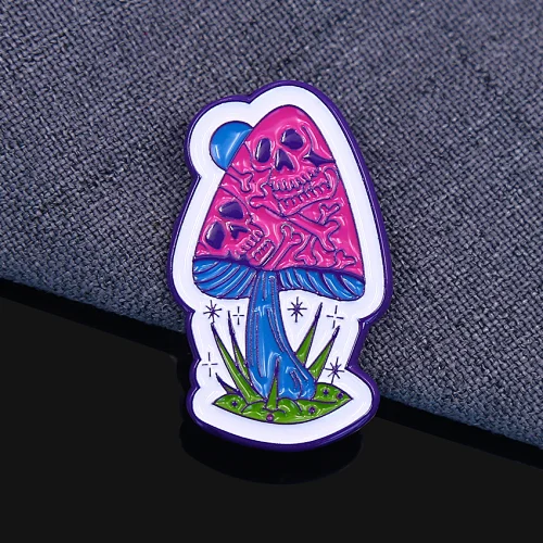 Mushrooms Enamel Pins