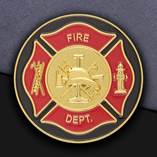 Fire Dept Custom Coins