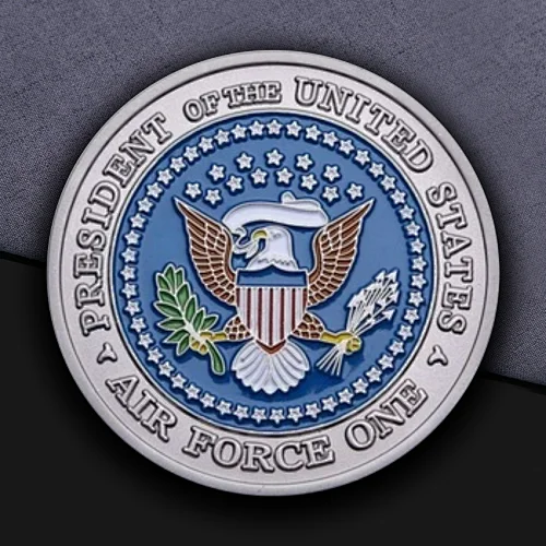 President Air Force One Custom Challenge Coins