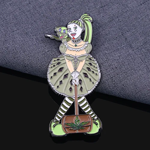 Clown Girl Enamel Pins