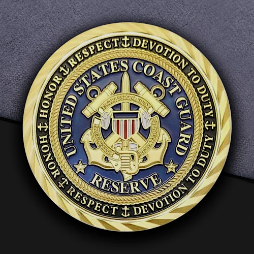 Reserve Coast Guard Custom Challenge Coins