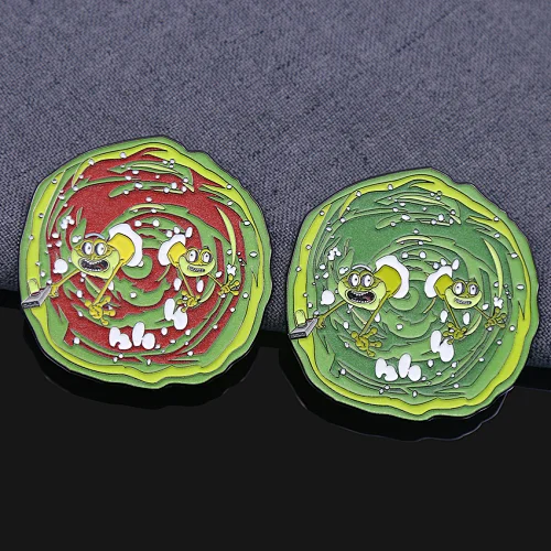 Rick And Morty Enamel Pins