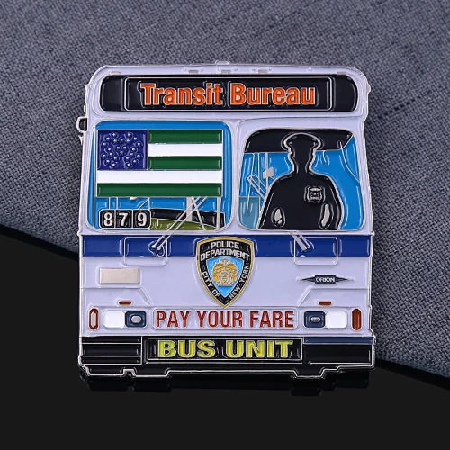 Transit Bureau Custom Coins