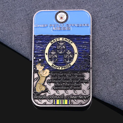 Navy Chief Challenge Coins