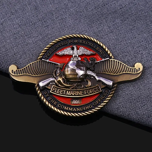 Fleet Marine Force Custom Coins