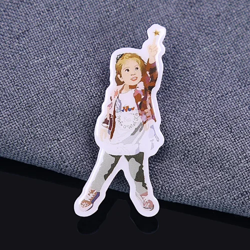 Child Offset Printed Lapel Pins